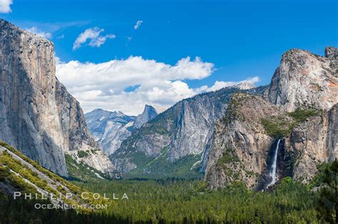 Bridalveil Falls In Yosemite Valley Yosemite National Park California