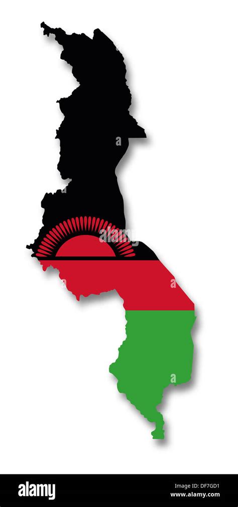 Mapa Y Bandera De Malawi Fotograf A De Stock Alamy