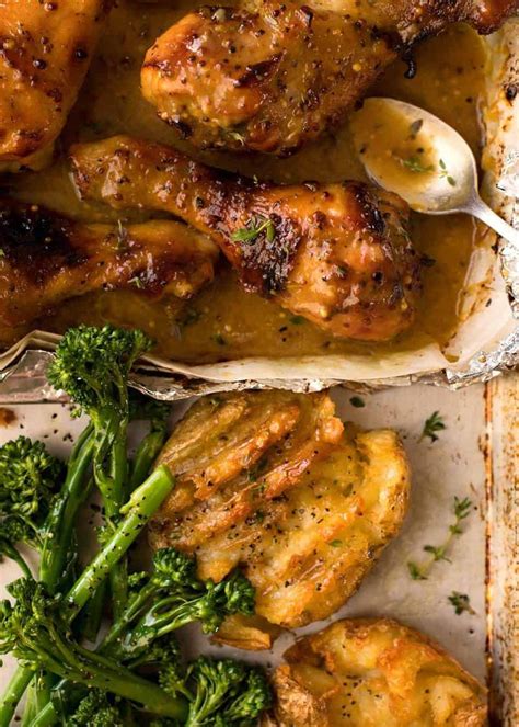 Honey Mustard Baked Chicken Drumsticks | recipetineats