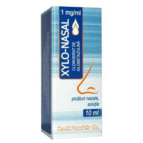 Xylo Nasal Picaturi Nazale 1mg Ml 10 Ml