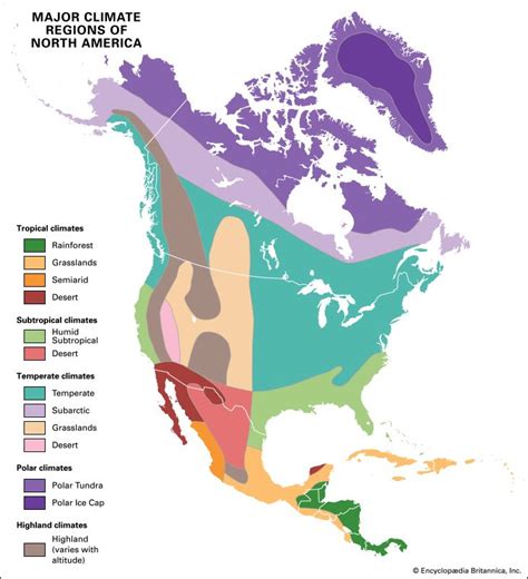 Climate Zones Of North America at Wayne Arroyo blog