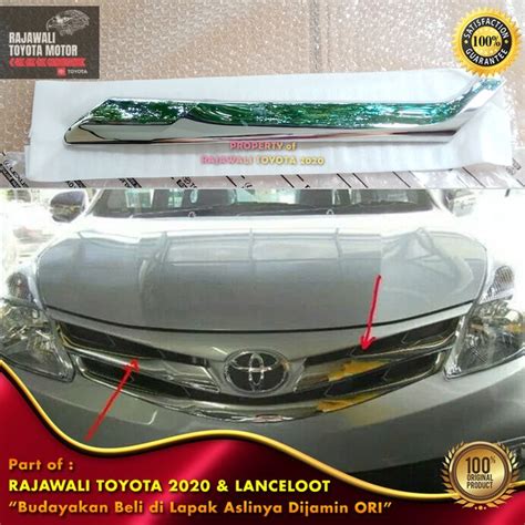 Jual List Kisi Chrome Radiator Kiri Atau Kanan Avanza Dan Xenia