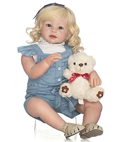 Lifelike Toddlers Girl 28 Inch Reborn Toddler Girl Doll Vinyl Silicone