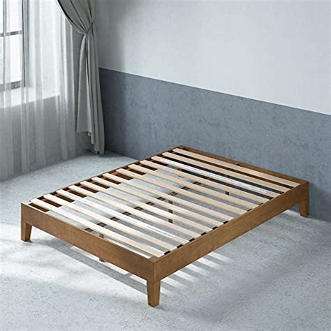 ZINUS Alexis Deluxe Wood Platform Bed Frame Solid Wood Foundation