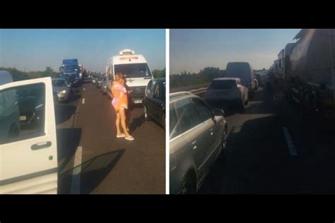 Autostrada A Blocat Pe Sensul Spre Bucure Ti Din Cauza Unui Accident