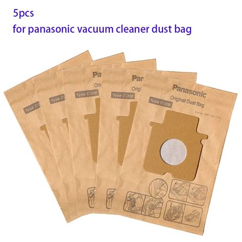 5pcs Dust Bag For Panasonic Mce Series Cylinder Vacuum Cleaner Dust