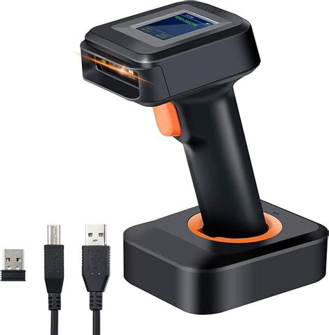 Tera Pro 1D 2D QR Wireless Barcode Scanner With Display Screen Battery