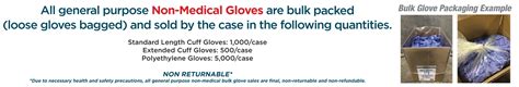 Products > Non Medical Bulk Gloves