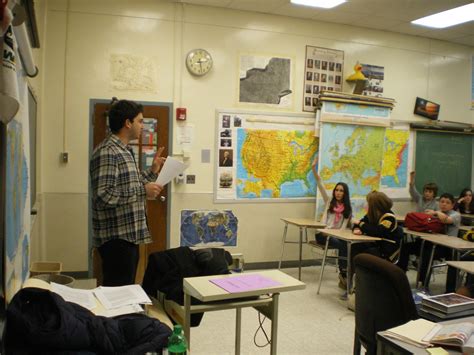 Zach Israel ’12 teaching in the Red Hook Middle School – Bard Debate Union