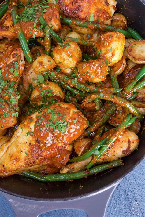 Chicken Thighs With Green Beans At Anne Moran Blog