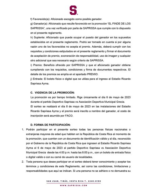 Deportivo Saprissa On Twitter Atenci N Ac Est El Reglamento Del