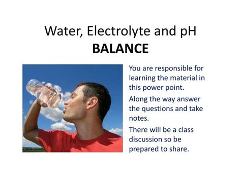 PPT Water Electrolyte And PH BALANCE PowerPoint Presentation Free