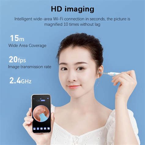 Cheap Xiaomi SUNUO Smart Visual Ear Picker Cleaner Wireless Luminous