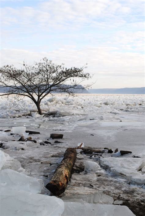 Jamming With An Ice Jam On The Susquehanna River