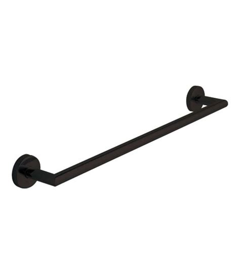 Toallero Barra Recto Negro Mate De 60 Cm HotelesyColectividades