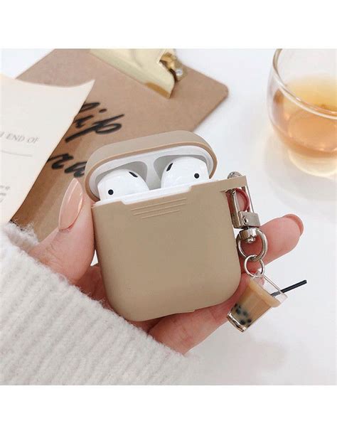 Buy Aion Milk Tea Boba Bubble Tea Silicone Apple Airpods Earphone Case