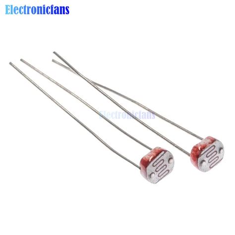 50PCS LDR Photo Light Sensitive RESISTOR Photoelectric Photoresistor