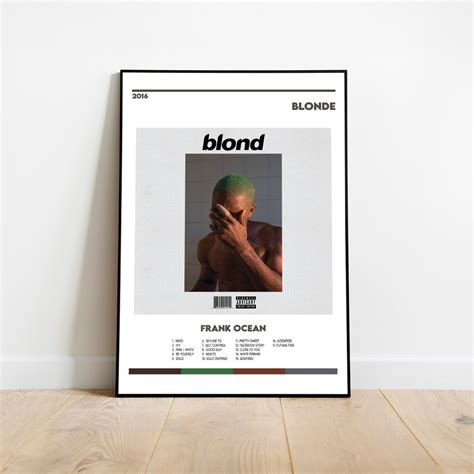 Frank Ocean Blonde Album Cover Print Poster Digital Download Album Art