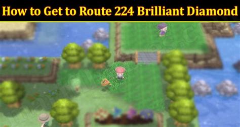 How To Get To Route 224 Brilliant Diamond Feb Find Way