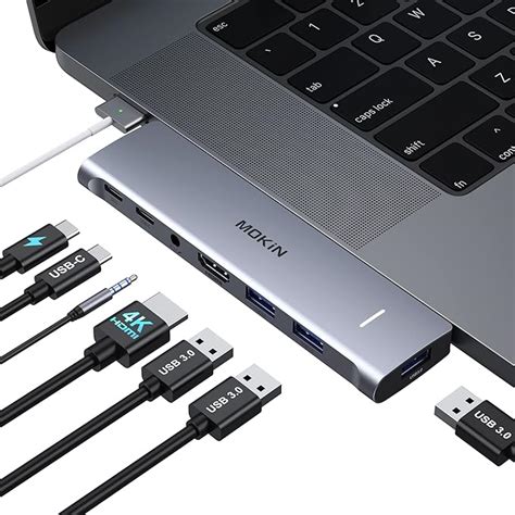 Amazon Adaptador Para MacBook Pro Adaptador USB C Para MacBook