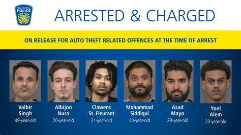 Many South Asians Among 16 Arrested By Peel Police In Auto Theft Investigation 369 Vehicles