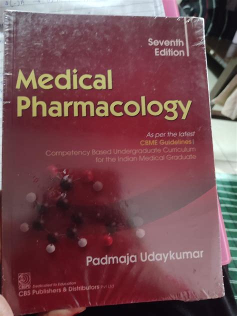Pharmacology Padmaja Udaykumar 1