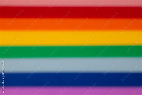LGBTQ Gay Pride Flag Is Reimagined As A Dreamy Haze In This Image With The Rainbow Edges