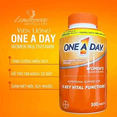 Viên Bổ Sung Vitamin Cho Phụ Nữ One A Day Womens Formula 300 Viên Eva