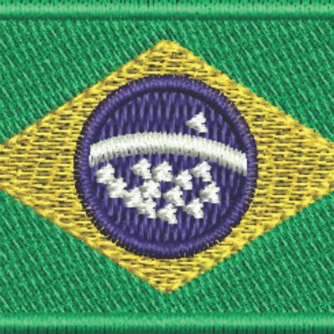 Matriz De Bordado Bandeira Do Brasil Elo7 Produtos Especiais