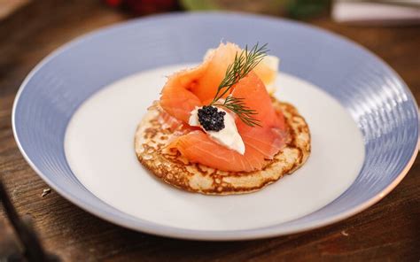 Buckwheat Blini With Smoked Salmon Recipe BBC Maestro