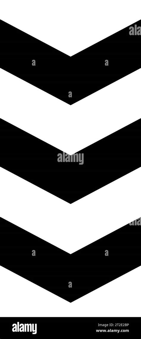 Arrow Chevron Symbol Black Arrows Symbols Set Warning Striped Arrow