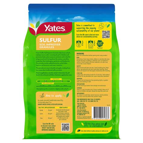 Yates 3kg Sulfur Soil Improver Granules