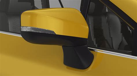 2020 Subaru XV SUV Simple Interior Yellow 3D Model $99 - .3ds .blend ...