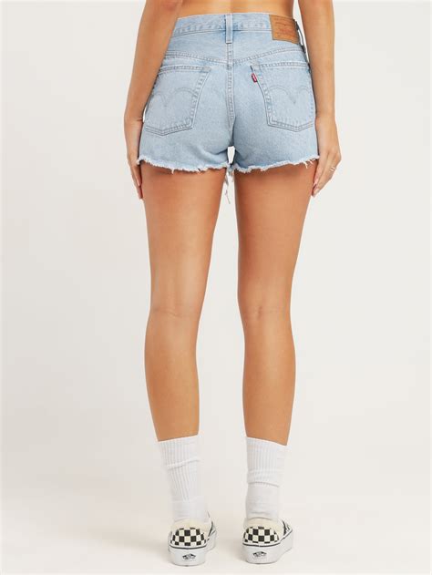 Levis 501 Original Shorts In Light Blue Ojai Luxor Heat Glue Store