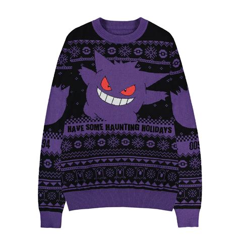 Pokemon Gengar Knitted Sweater Elbenwald