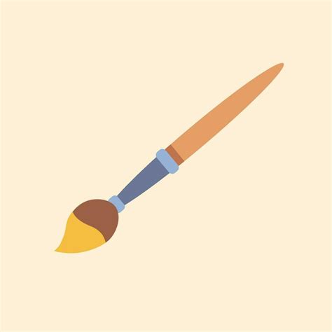 Vector art color palette with paintbrush drawing tools 27389864 Vector ...