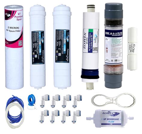 Ionix Ro Service Kit Ro Filter Full Set Suitable With All Ro Water