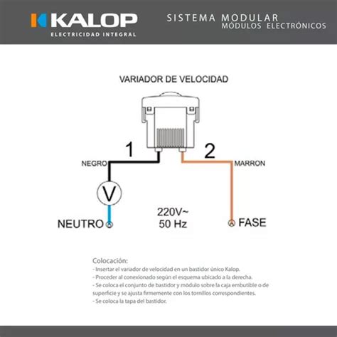 Modulo Variador Velocidad Ventilador Con Llave Corte Kalop En Venta En