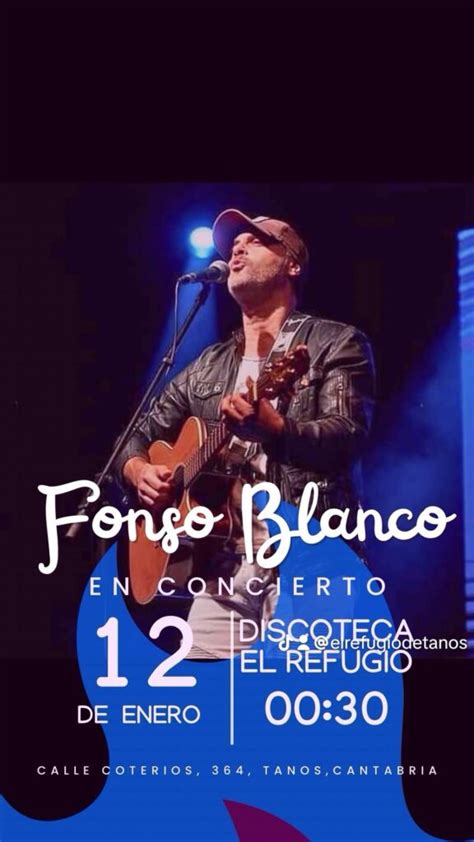 Concierto Fonso Blanco Enero Miplanhoy Qu Hacer Hoy En Cantabria