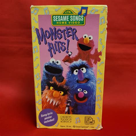 Monster Hits Sesame Songs 1990 VHS - Etsy