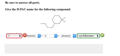 Solved Give The Iupac Name For The Following Compound Chegg