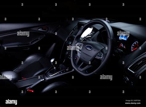 Ford Focus RS Mk3 Interior Stock Photo - Alamy