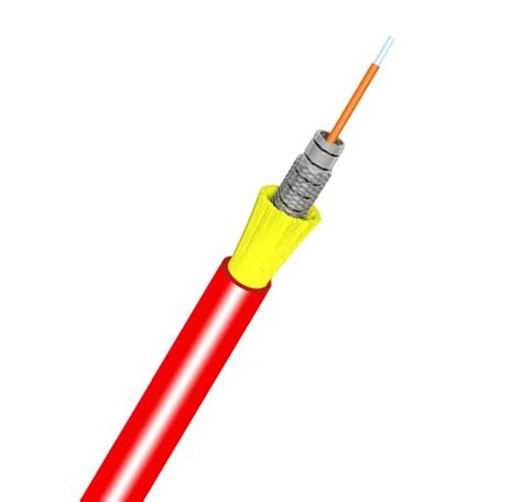 Distributed Temperature Sensing Fibre Optic Cable Flame Retardant Jacket Single Mode Fiber Optic