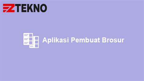 7 Aplikasi Pembuat Brosur Terbaik Gratis Dan Terbaru