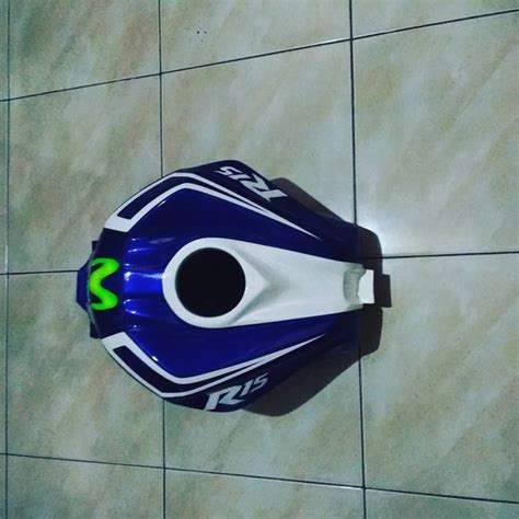 Jual Cover Tangki Yamaha R V Model All New Cbr Rr Biru Di Lapak