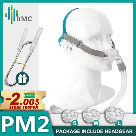 BMC P2 CPAP Nasal Pillow Mask Anti Snoring Mask Of Auto CPAP BiPAP Soft