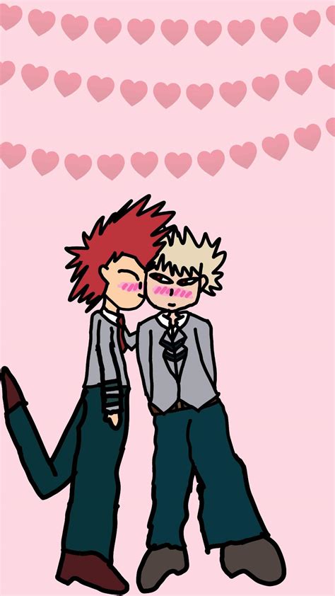 After My Poll U Guys Chose Kirishima So I Drew Him With Bakugo My