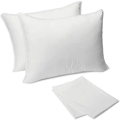 Amazon Basics Down Alternative Pillows Soft Density For Stomach And