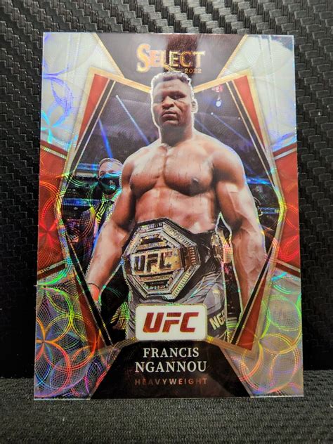 2022 Panini Select Ufc Francis Ngannou Premier Level Scope Prizm Values