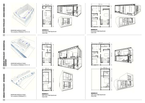 Architecture project // Sedum Roofed Modular Units Enhancing Urban